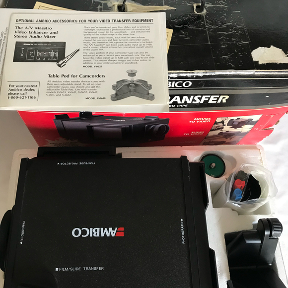 Ambico All-in-One Video Transfer System Model V-0652 in Original Box - Picture 2 of 5